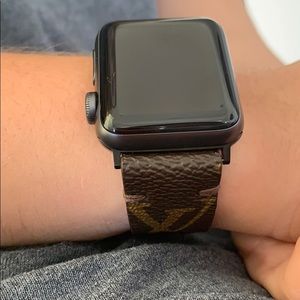 Apple Watch with authentic LV band
